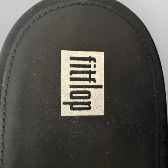 FITFLOP Gracie Black Flip Flop, New without Box! Size US 10 - Picture 9 of 11